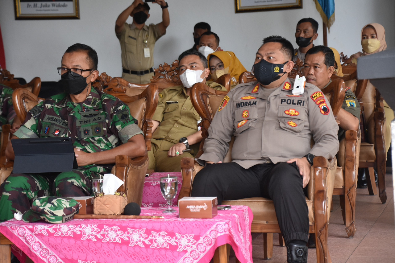 Danrem 073/Makutarama Hadiri Rapat Virtual Percepatan Penanganan Covid-19 Bersama Presiden RI